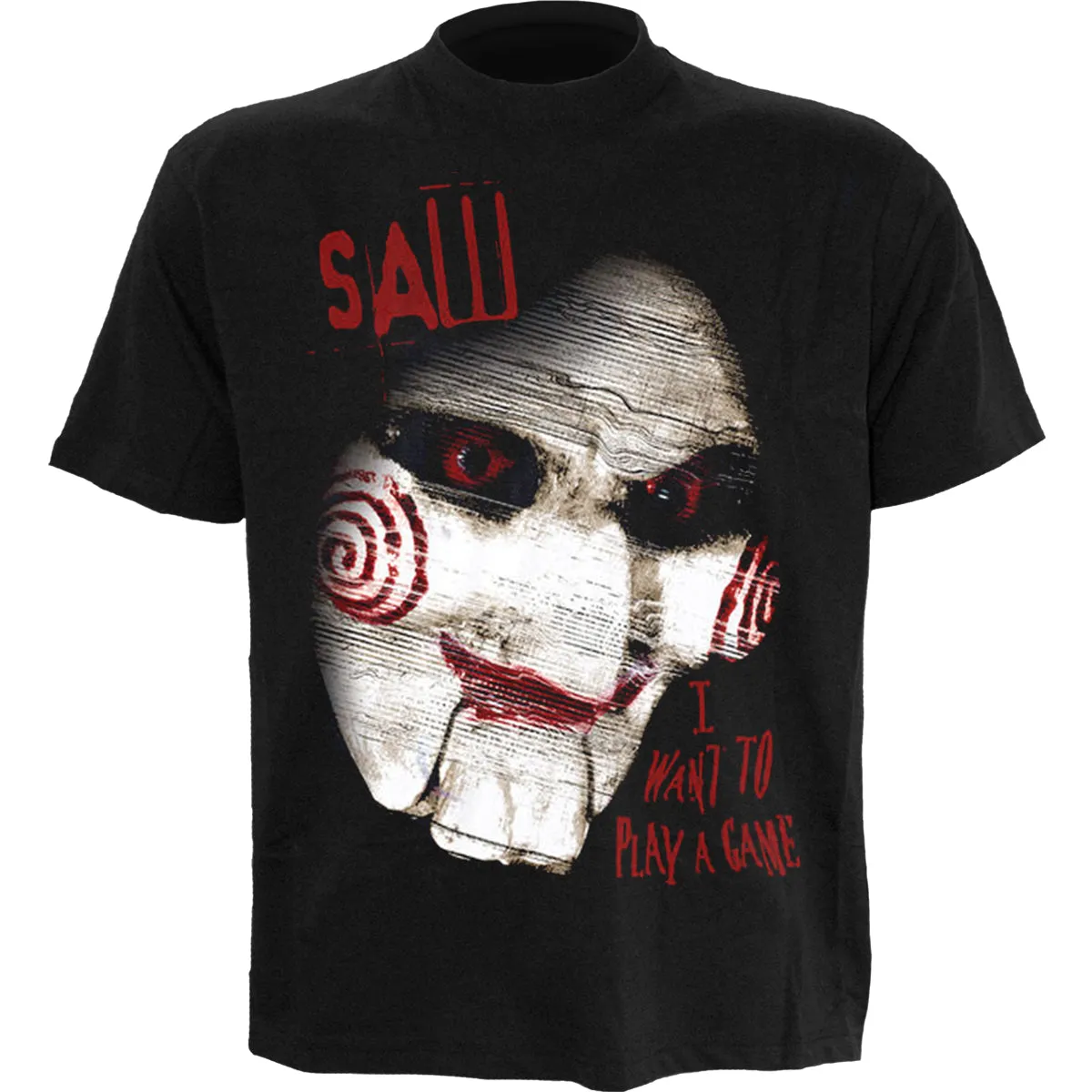 SAW - CLOSE UP - Front Print T-Shirt Black sold by Spiral Direct