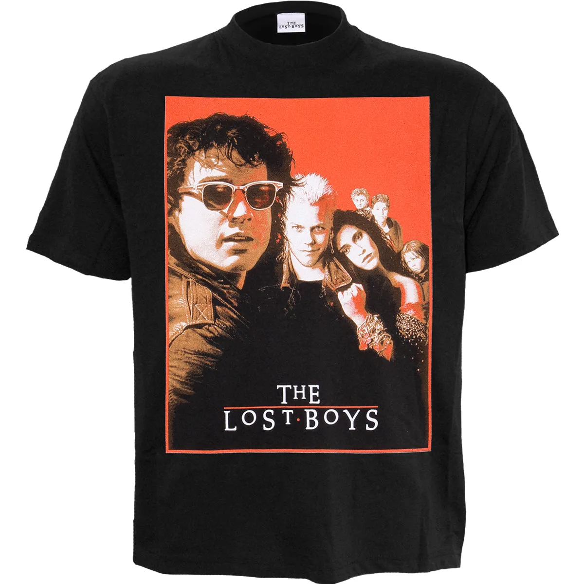 LOST BOYS - POSTER - Front Print T-Shirt Black sold by Spiral Direct