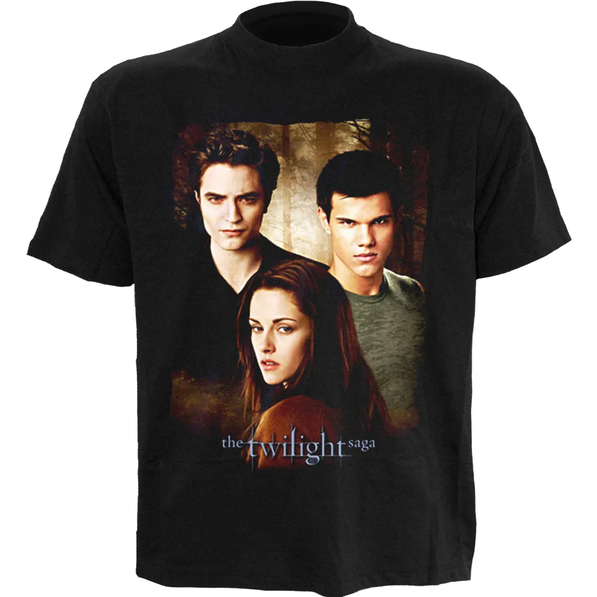 TWILIGHT - TRIO POSTER - Front Print T-Shirt Black sold by Spiral Direct