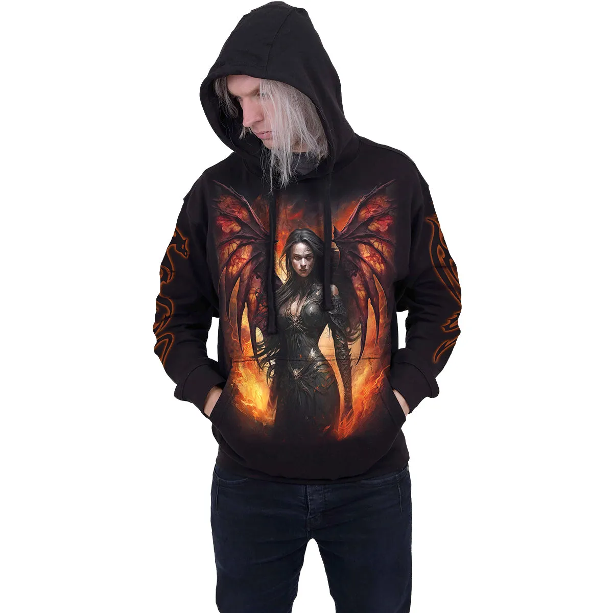 DRACO QUEEN - Hoody Black sold by Spiral Direct product image thumbnail 3