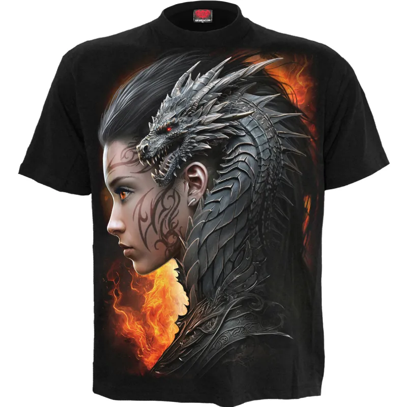 DRACO QUEEN - T-Shirt Black sold by Spiral Direct