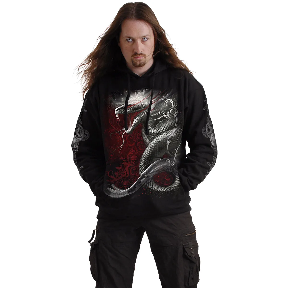 GOTHIC SERPENT - Hoody Black sold by Spiral Direct product image thumbnail 3