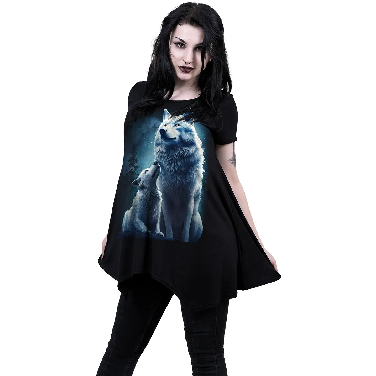 WOLF GUARDIAN - Smock - Tunic Casual Top sold by Spiral Direct product image thumbnail 2