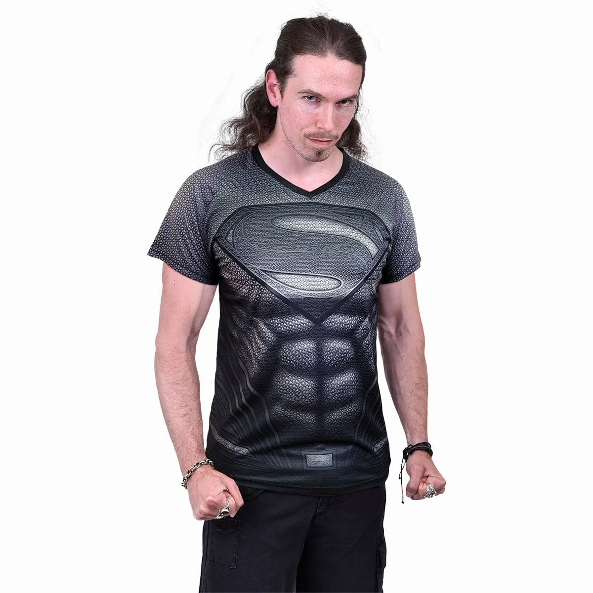 SUPERMAN - MUSCLE TEE - Sustainable Football Shirts sold by Spiral Direct product image thumbnail 3
