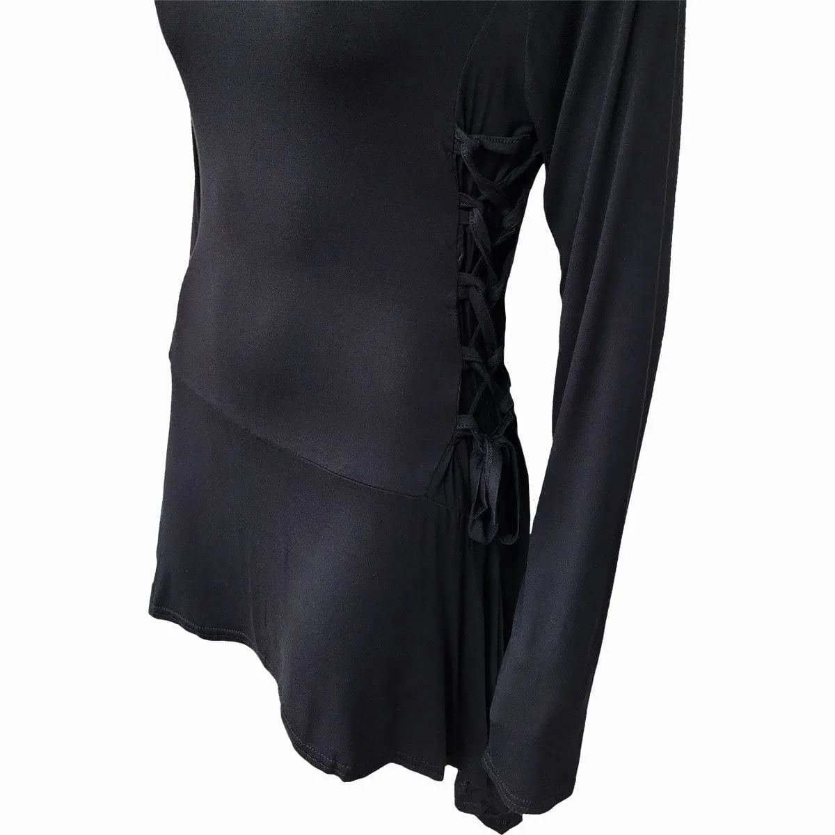 GOTHIC ELEGANCE - Black Widow Gothic Hooded Dress sold by Spiral Direct product image thumbnail 3