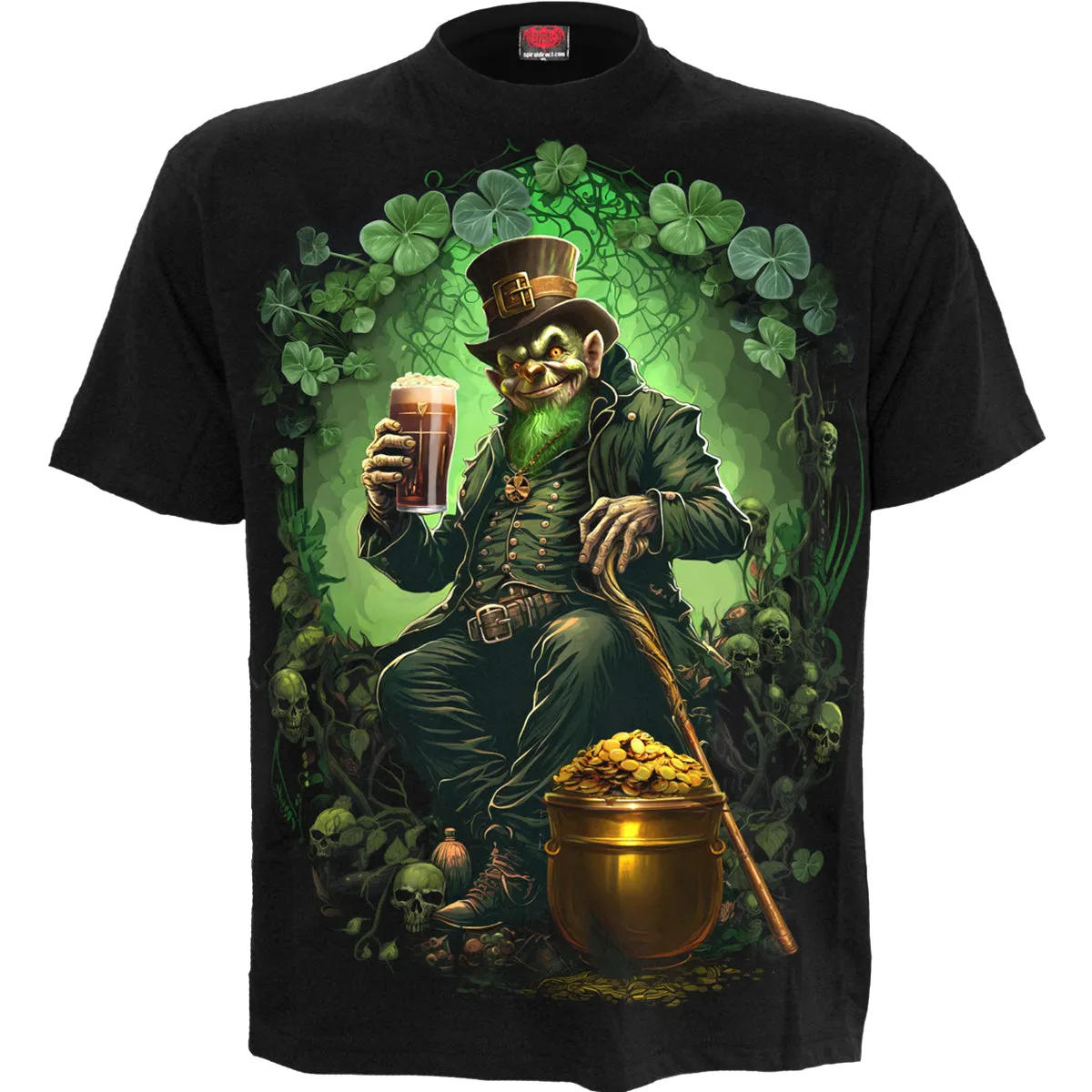 SHENANIGANS - T-Shirt Black sold by Spiral Direct