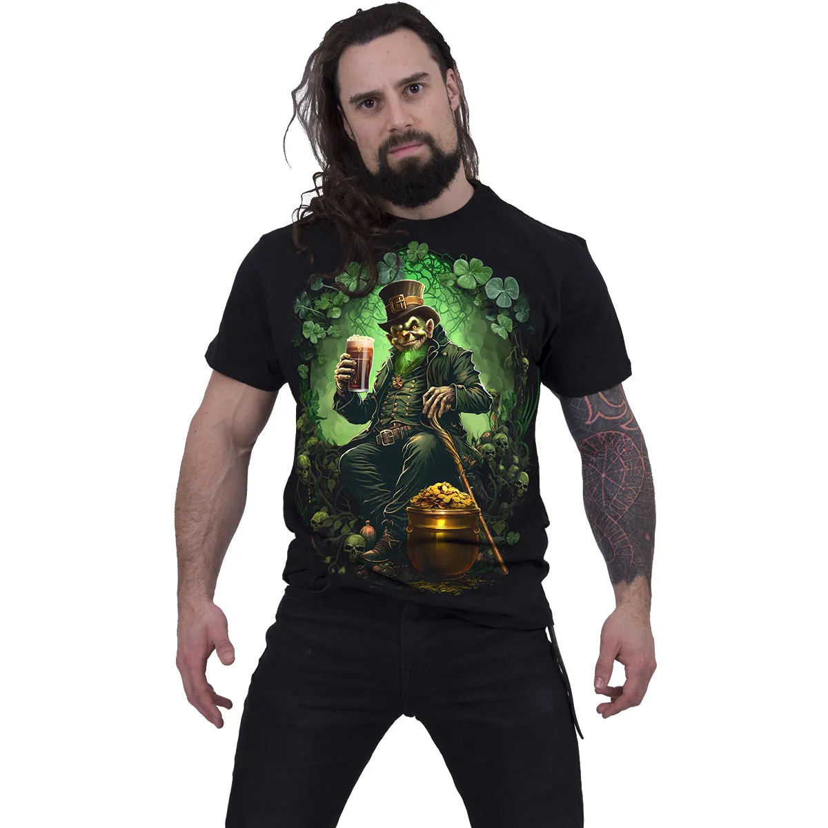 SHENANIGANS - T-Shirt Black sold by Spiral Direct product image thumbnail 3
