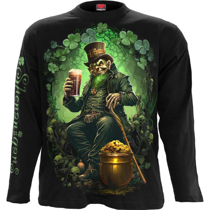 SHENANIGANS - Longsleeve T-Shirt Black sold by Spiral Direct