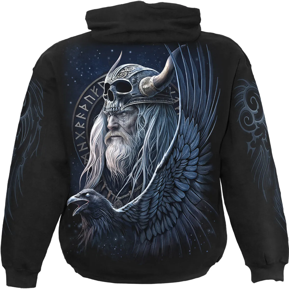 ODIN'S WARRIOR - Hoody Black sold by Spiral Direct product image thumbnail 2
