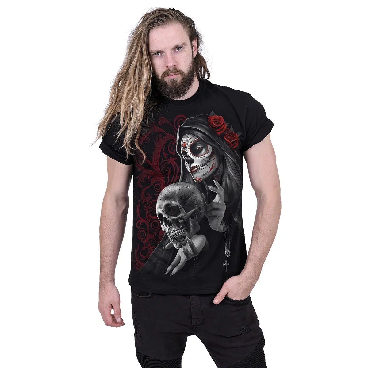 LOVE IS DEAD - T-Shirt Black sold by Spiral Direct product image thumbnail 3