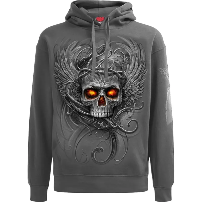 ROOTS OF HELL - Hoody Charcoal sold by Spiral Direct