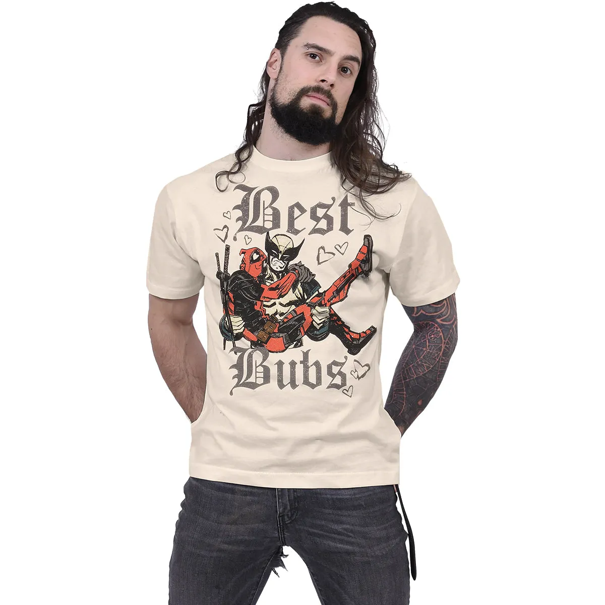 DEADPOOL - BEST BUBS - T-Shirt Stone sold by Spiral Direct product image thumbnail 2