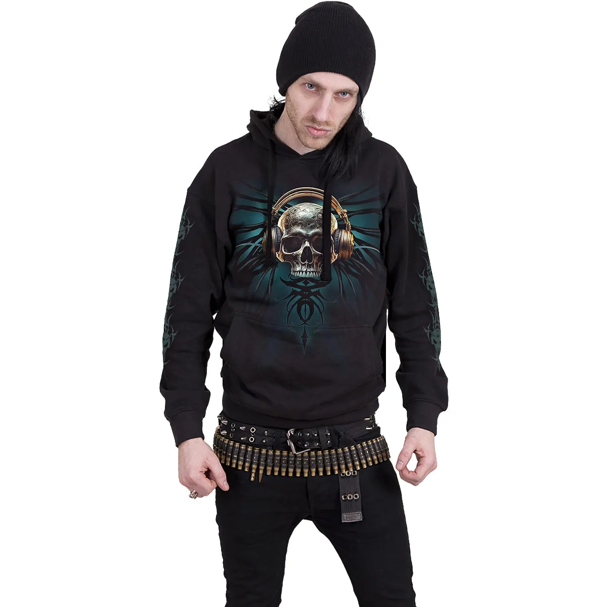 DREAD ROCKS - Hoody Black sold by Spiral Direct product image thumbnail 3