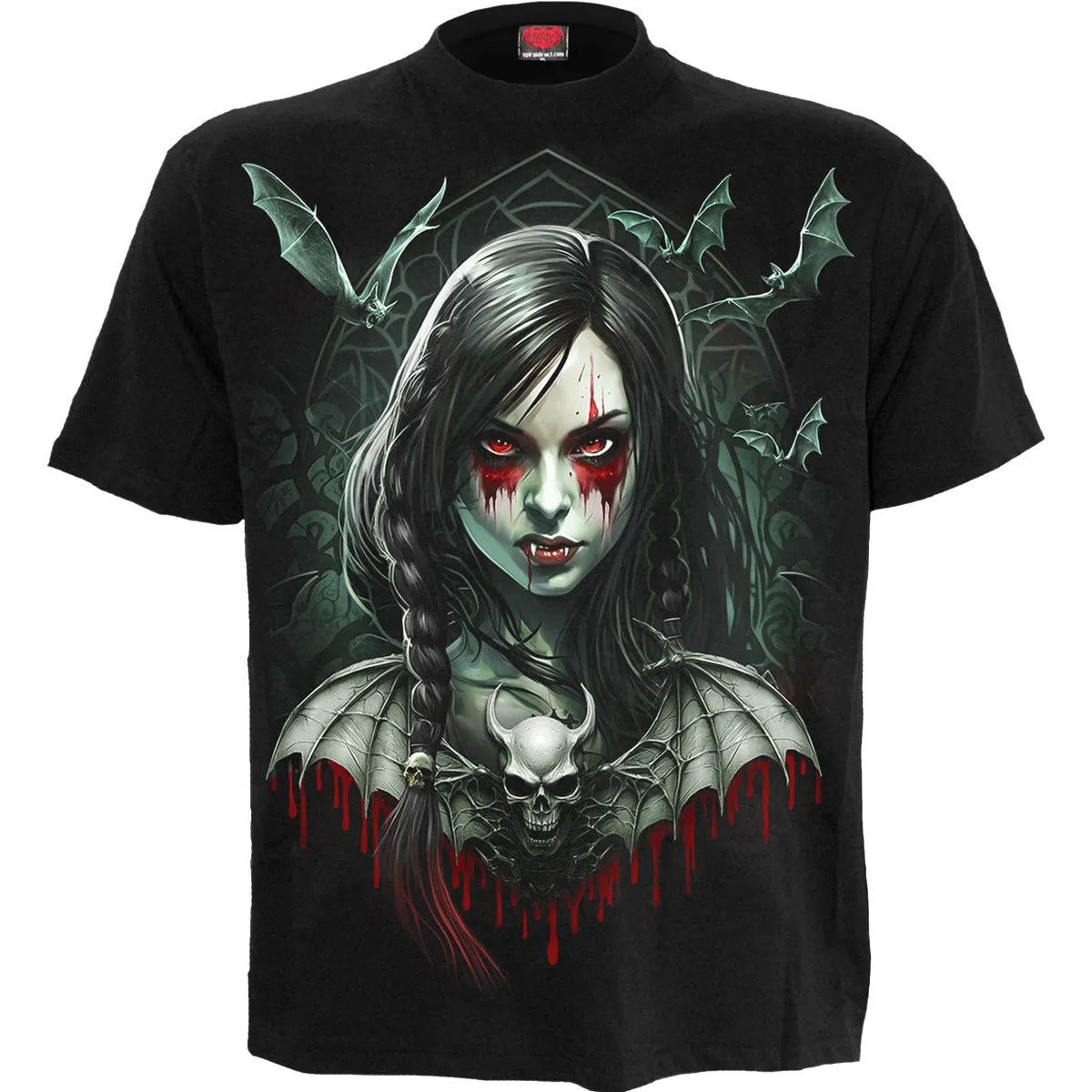 HALLOW'S EVE - Front Print T-Shirt Black sold by Spiral Direct