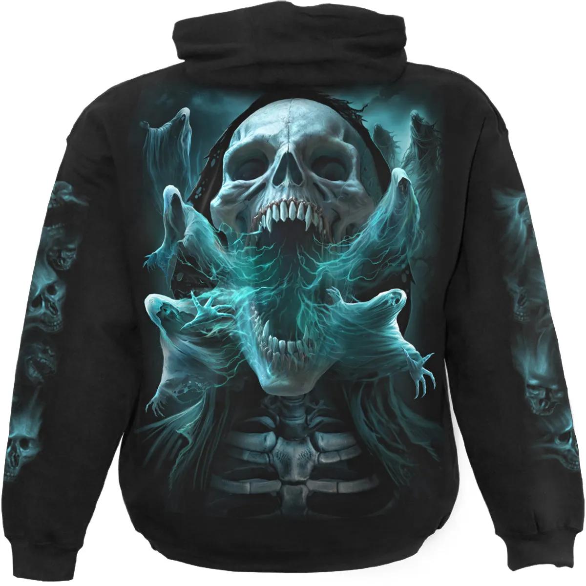 GHOST SKULL - Hoody Black sold by Spiral Direct product image thumbnail 2