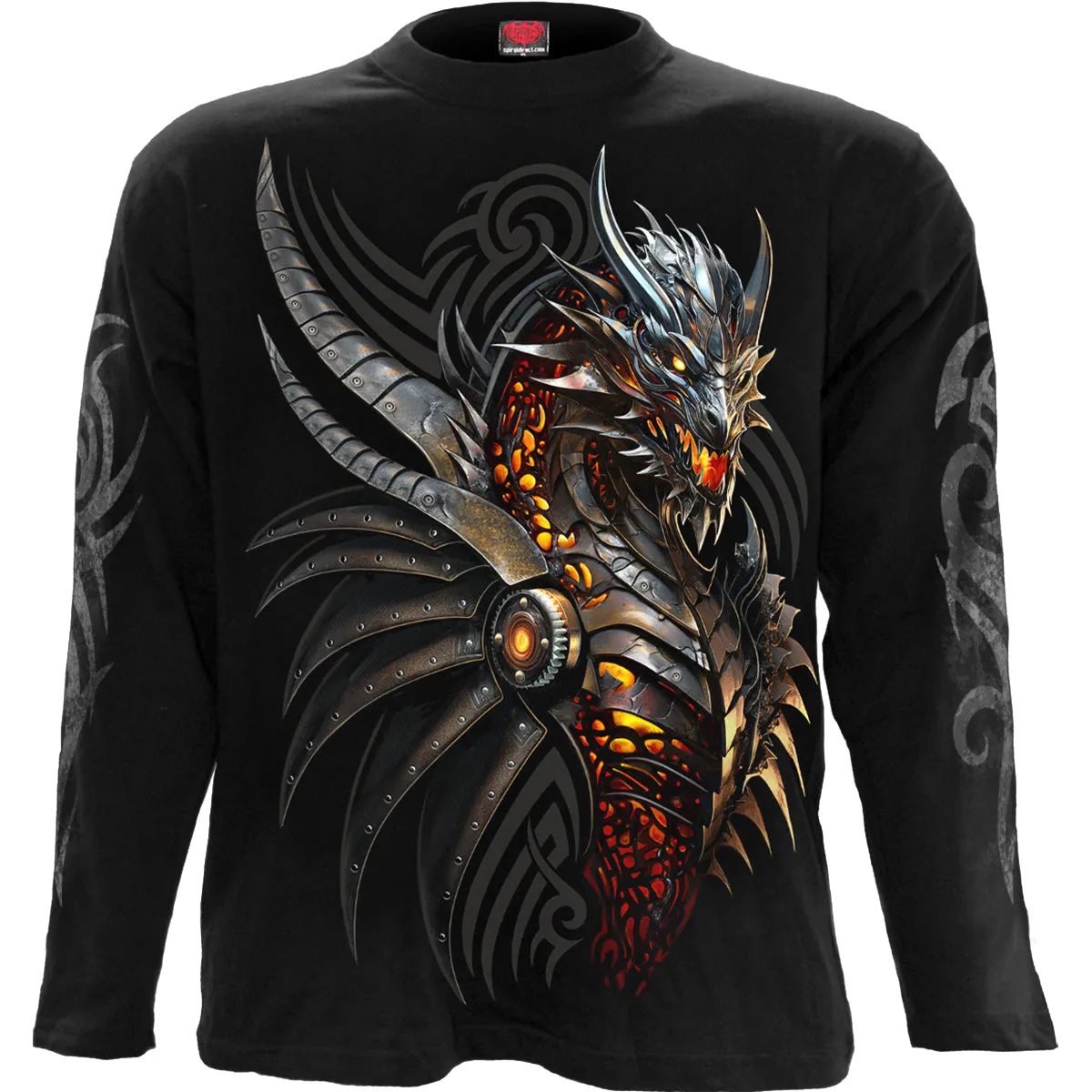 RAZOR BACK - Longsleeve T-Shirt Black sold by Spiral Direct