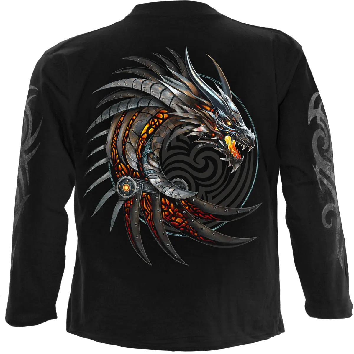 RAZOR BACK - Longsleeve T-Shirt Black sold by Spiral Direct product image thumbnail 2