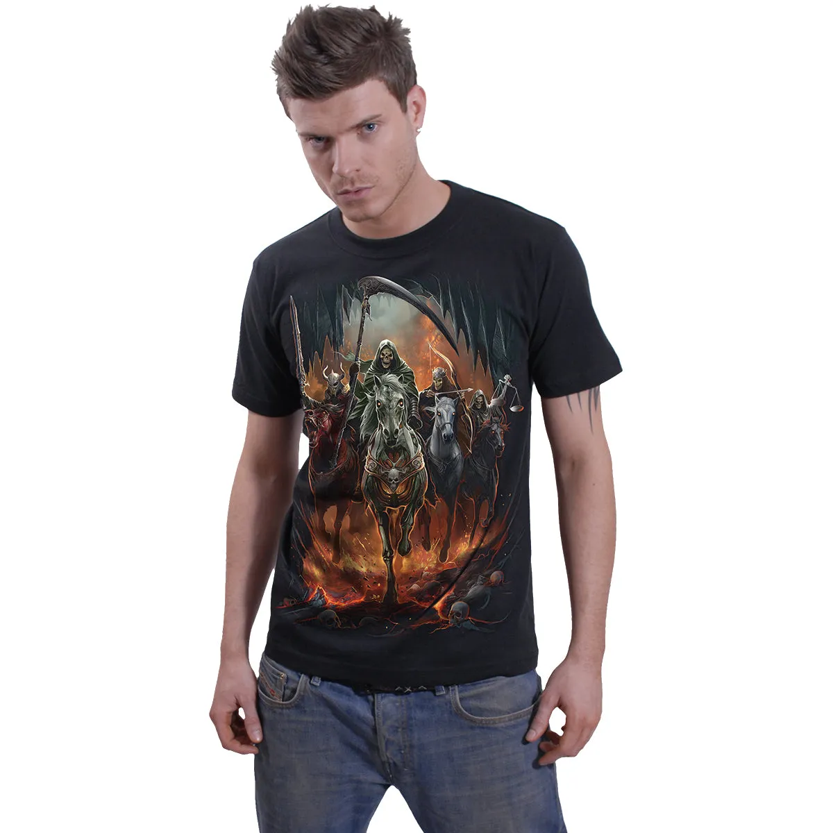 REVELATION - T-Shirt Black sold by Spiral Direct product image thumbnail 3