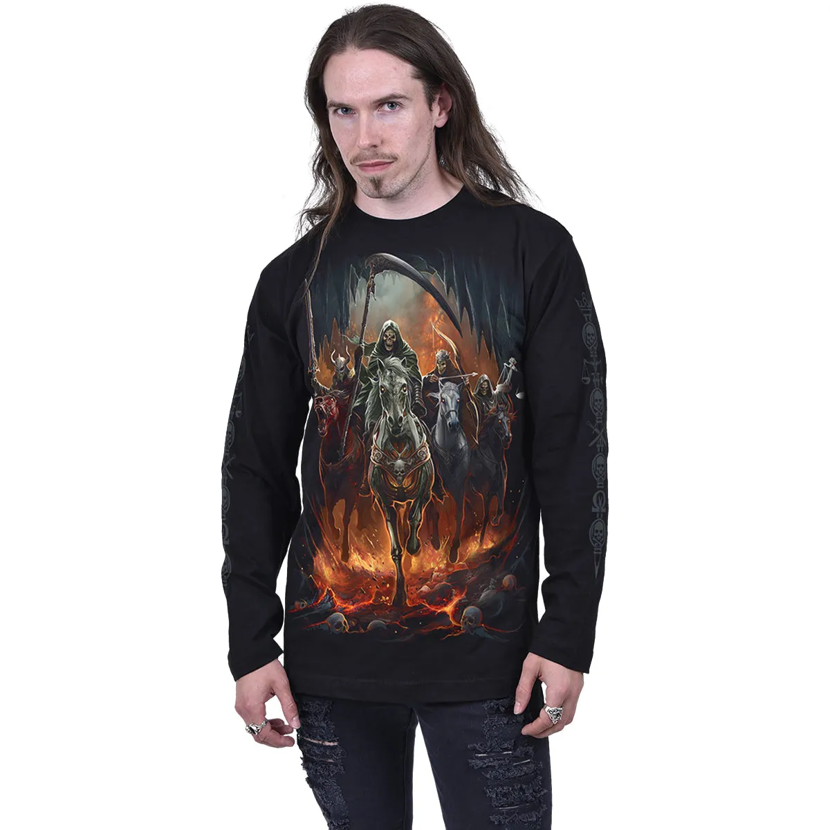REVELATION - Longsleeve T-Shirt Black sold by Spiral Direct product image thumbnail 3