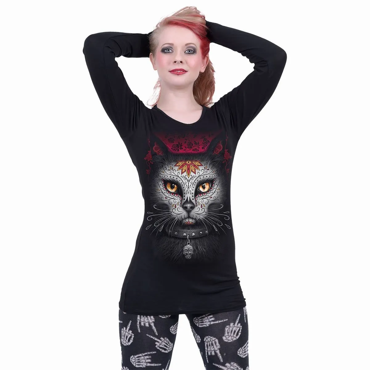 CATRINA - Baggy Top Black sold by Spiral Direct product image thumbnail 2