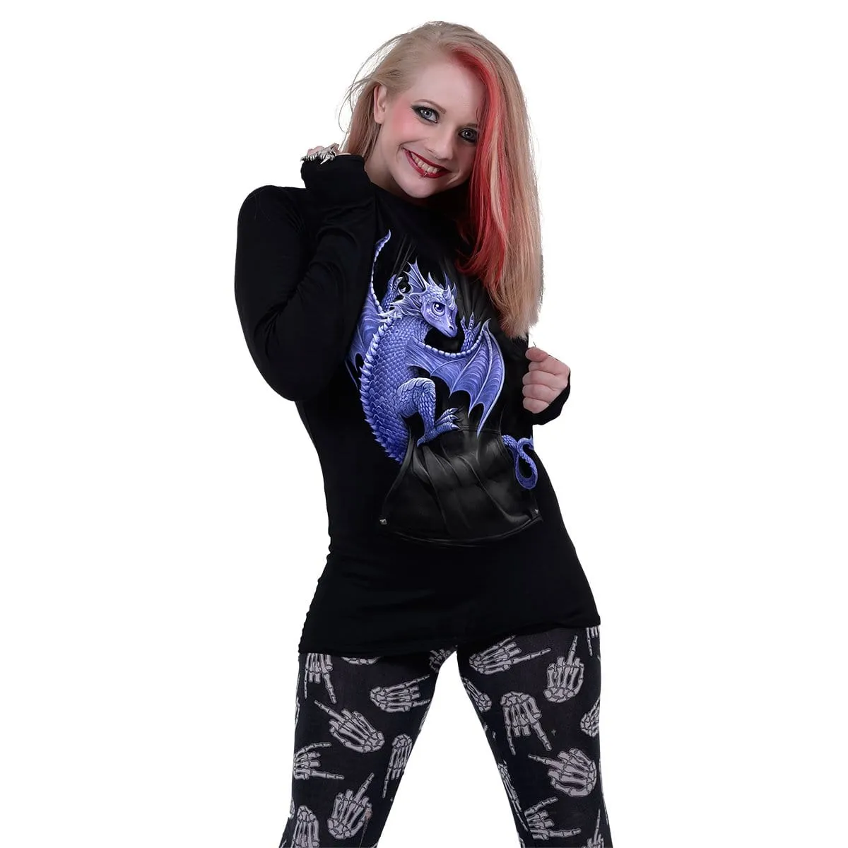 POCKET DRAGON - Baggy Top Black sold by Spiral Direct product image thumbnail 2