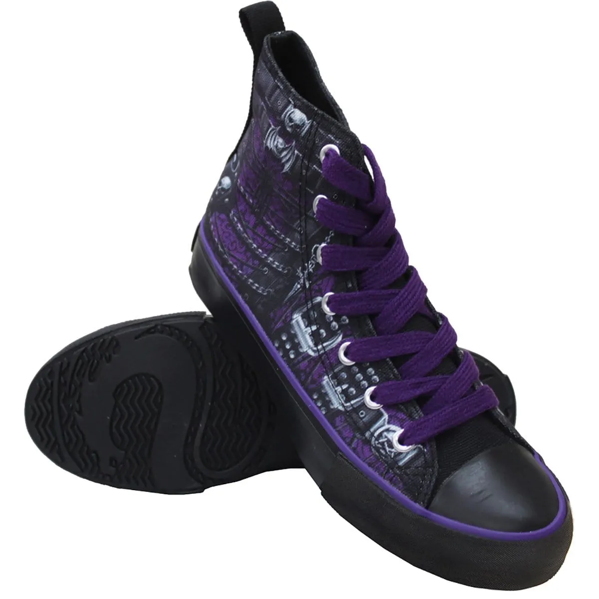WAISTED CORSET - Sneakers - Ladies High Top Laceup sold by Spiral Direct