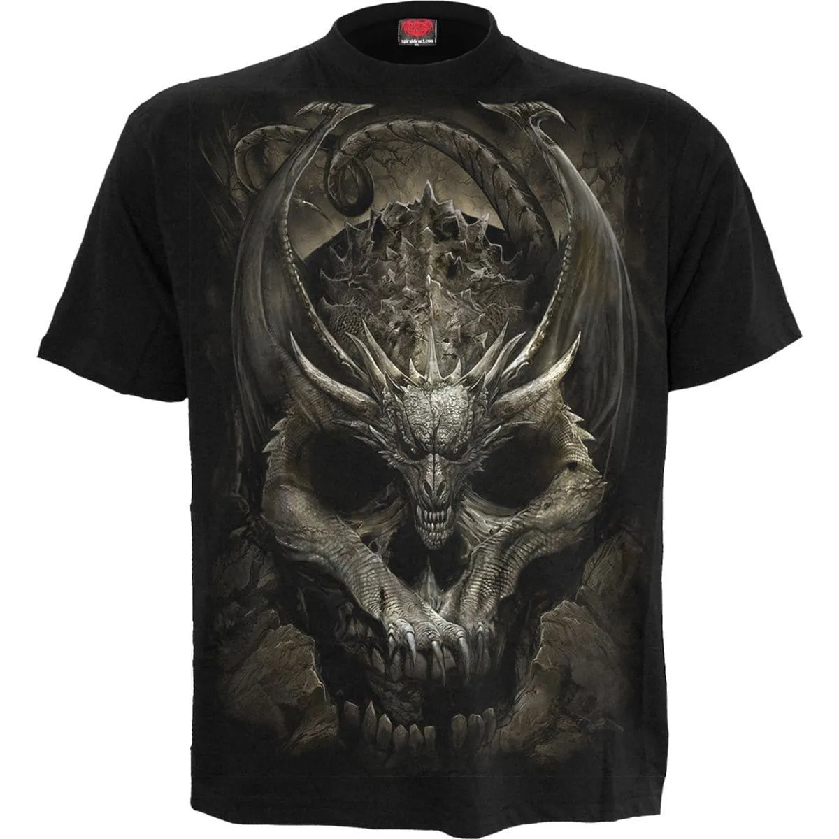 DRACO SKULL - T-Shirt Black sold by Spiral Direct