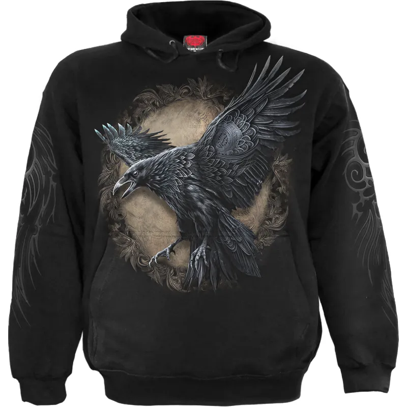 RAVEN WISE - Hoody Black sold by Spiral Direct