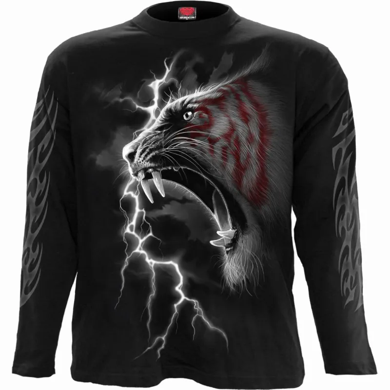 MARK OF THE TIGER - Longsleeve T-Shirt Black sold by Spiral Direct