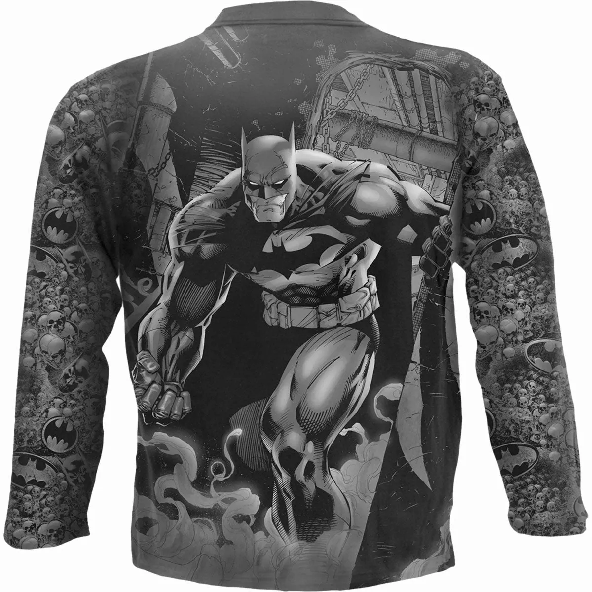 BATMAN - VENGEANCE WRAP - Allover Longsleeve T-Shirt Black sold by Spiral Direct product image thumbnail 2