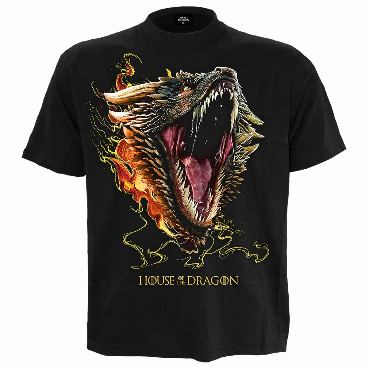 HOD 2 - DROGON - Front Print T-Shirt Black sold by Spiral Direct