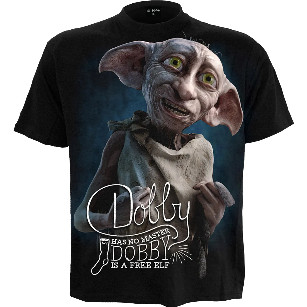 DOBBY - Front Print T-Shirt Black sold by Spiral Direct