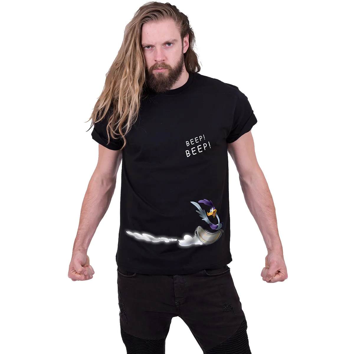 COYOTE - BEEP BEEP - T-Shirt Black sold by Spiral Direct product image thumbnail 3