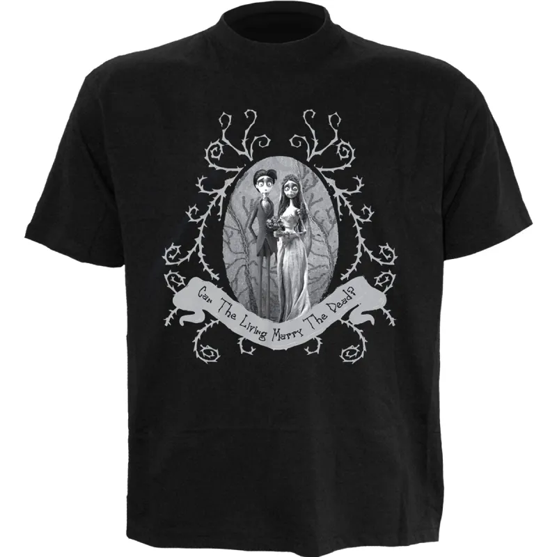 CORPSE BRIDE - DEAD WEDDING - Front Print T-Shirt Black sold by Spiral Direct
