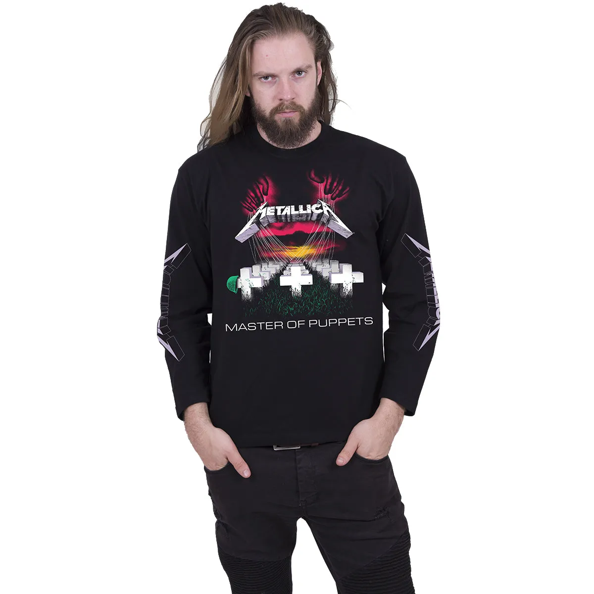 METALLICA - MOP - Longsleeve T-Shirt Black sold by Spiral Direct product image thumbnail 3