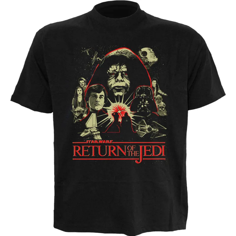 STAR WARS - MONTAGE - Front Print T-Shirt Black sold by Spiral Direct