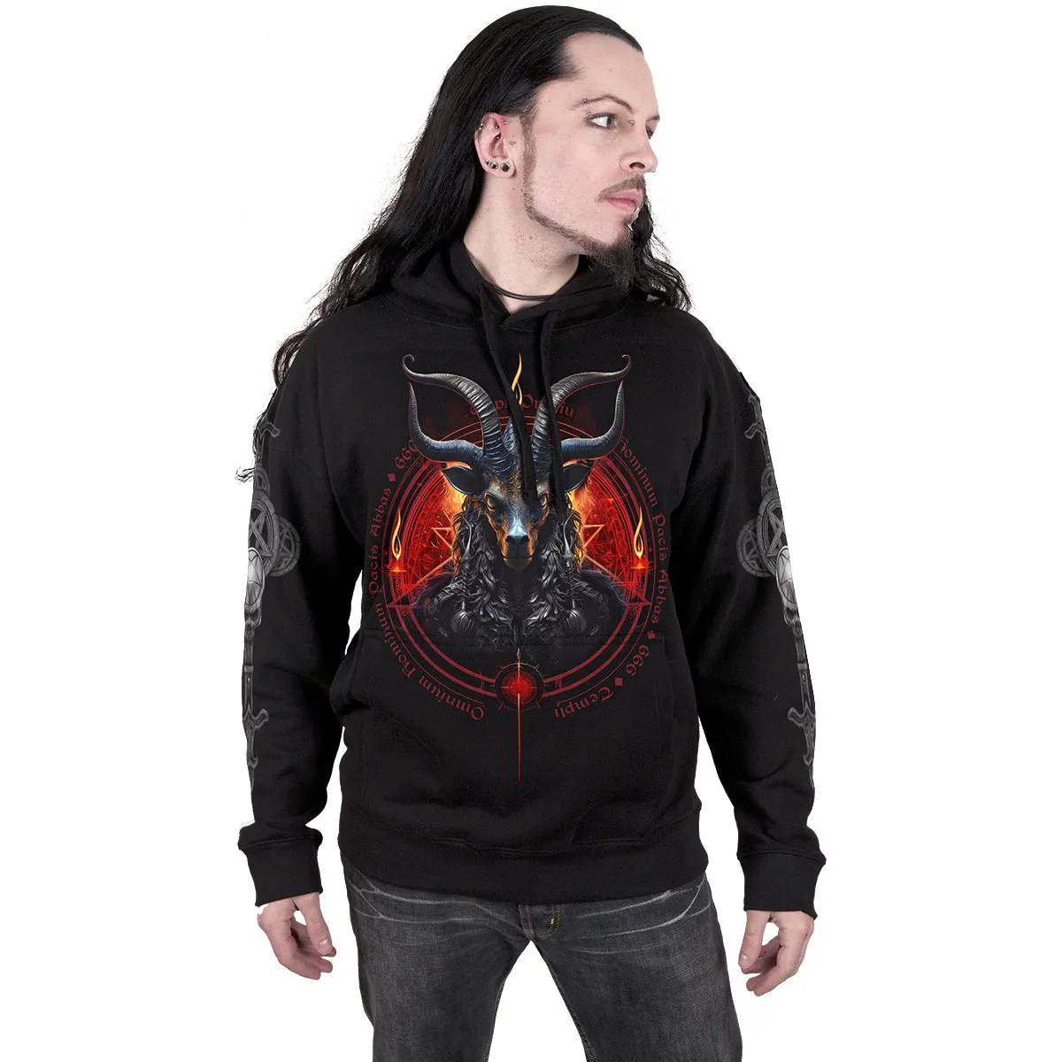 BAPHOMET - Hoody Black sold by Spiral Direct product image thumbnail 3