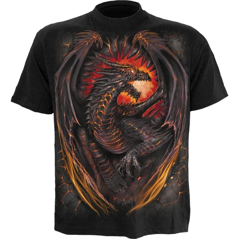 DRAGON FURNACE - T-Shirt Black sold by Spiral Direct