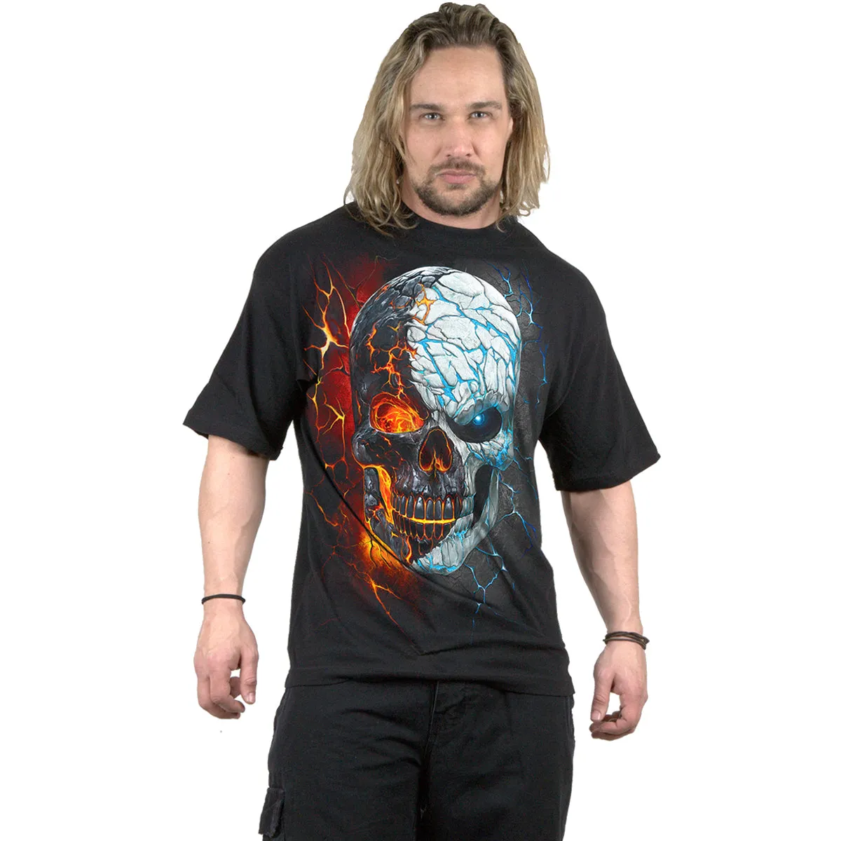 DIVIDED SOUL - T-Shirt Black sold by Spiral Direct product image thumbnail 3