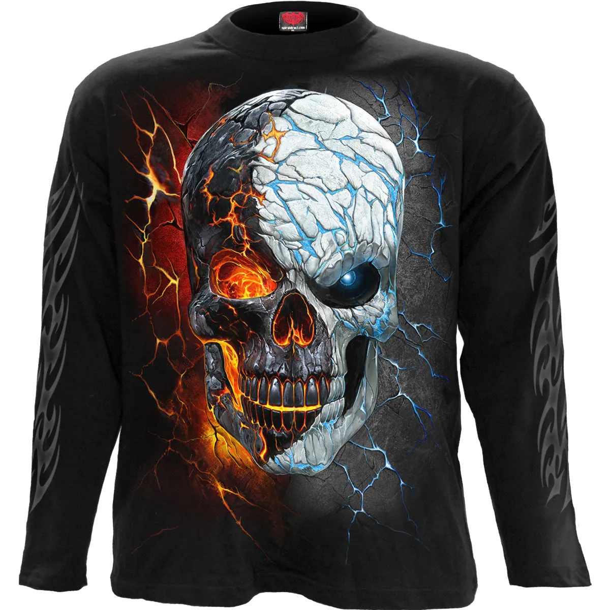 DIVIDED SOUL - Longsleeve T-Shirt Black sold by Spiral Direct