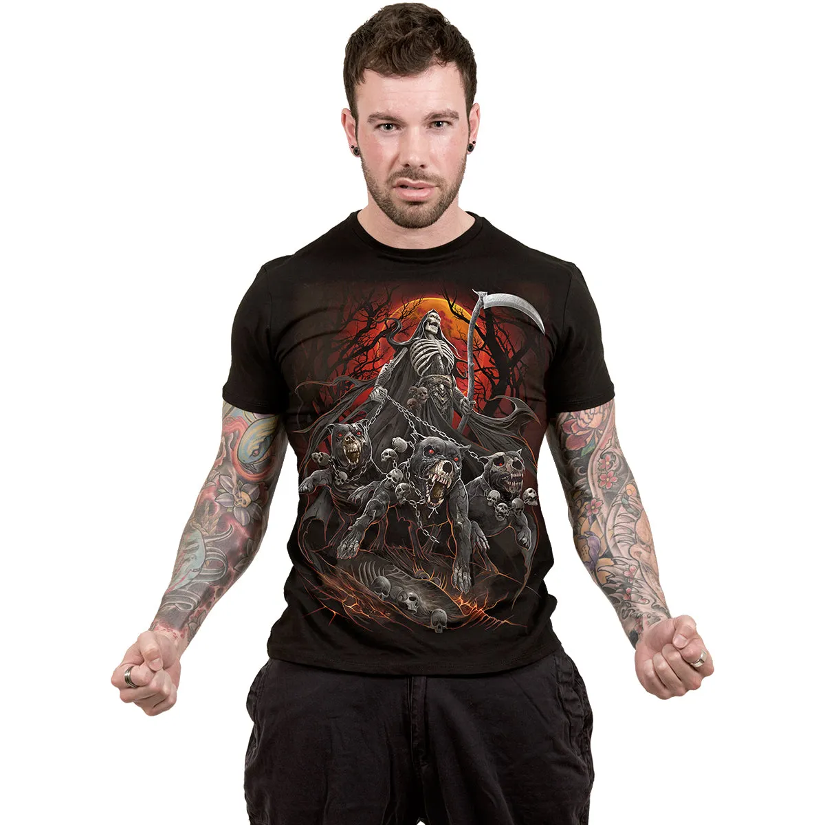HARBINGERS - T-Shirt Black sold by Spiral Direct product image thumbnail 3
