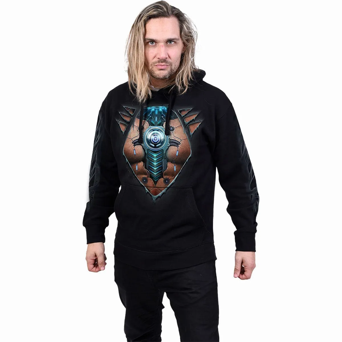 CYBER SKIN - Hoody Black sold by Spiral Direct product image thumbnail 3