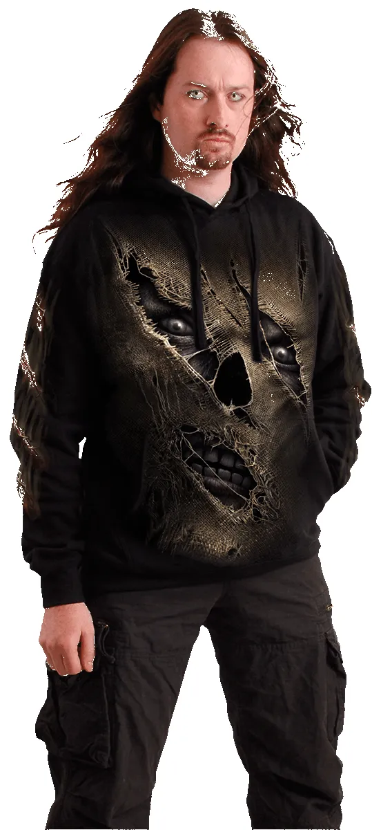 THREAD SCARE - Hoody Black sold by Spiral Direct product image thumbnail 4