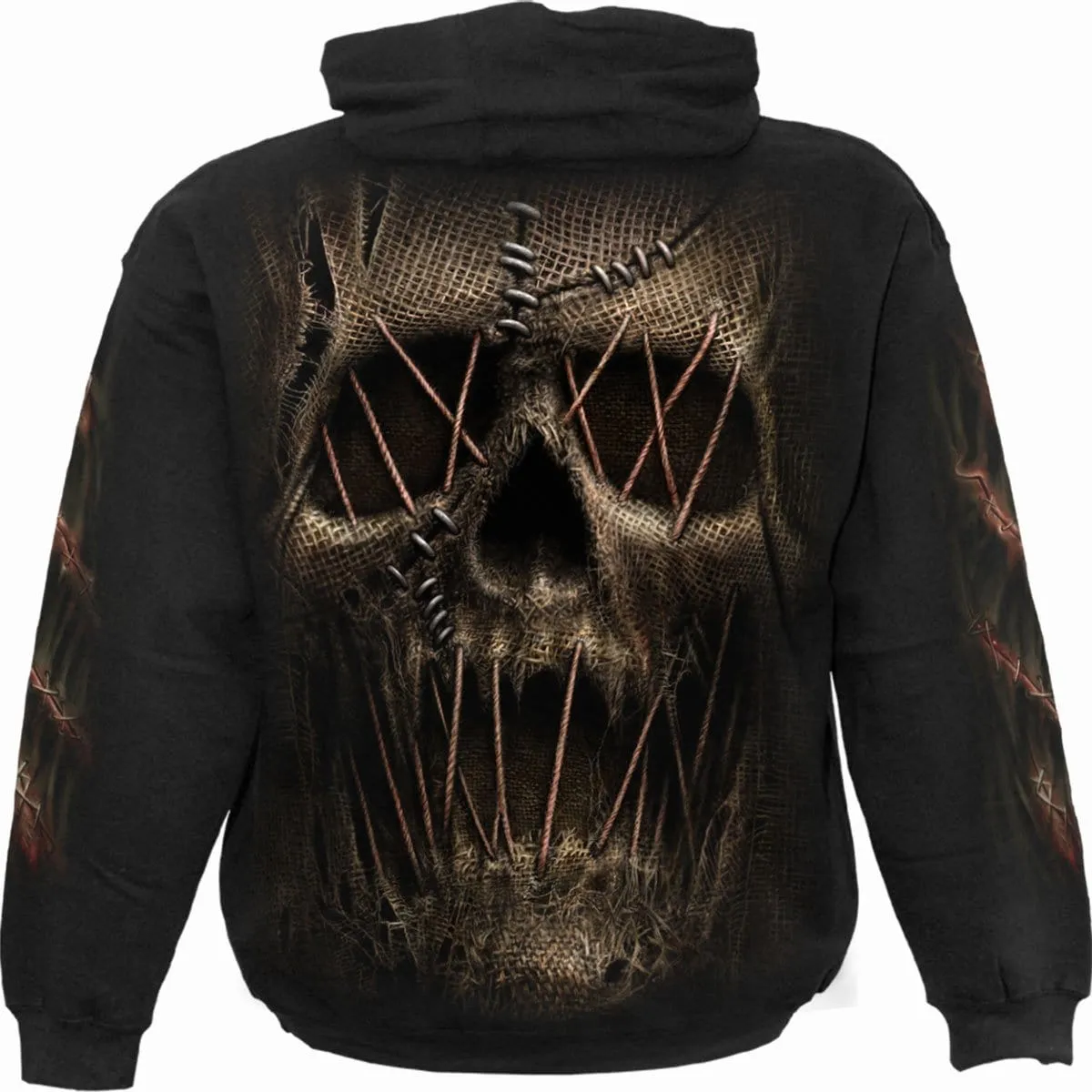THREAD SCARE - Hoody Black sold by Spiral Direct product image thumbnail 2
