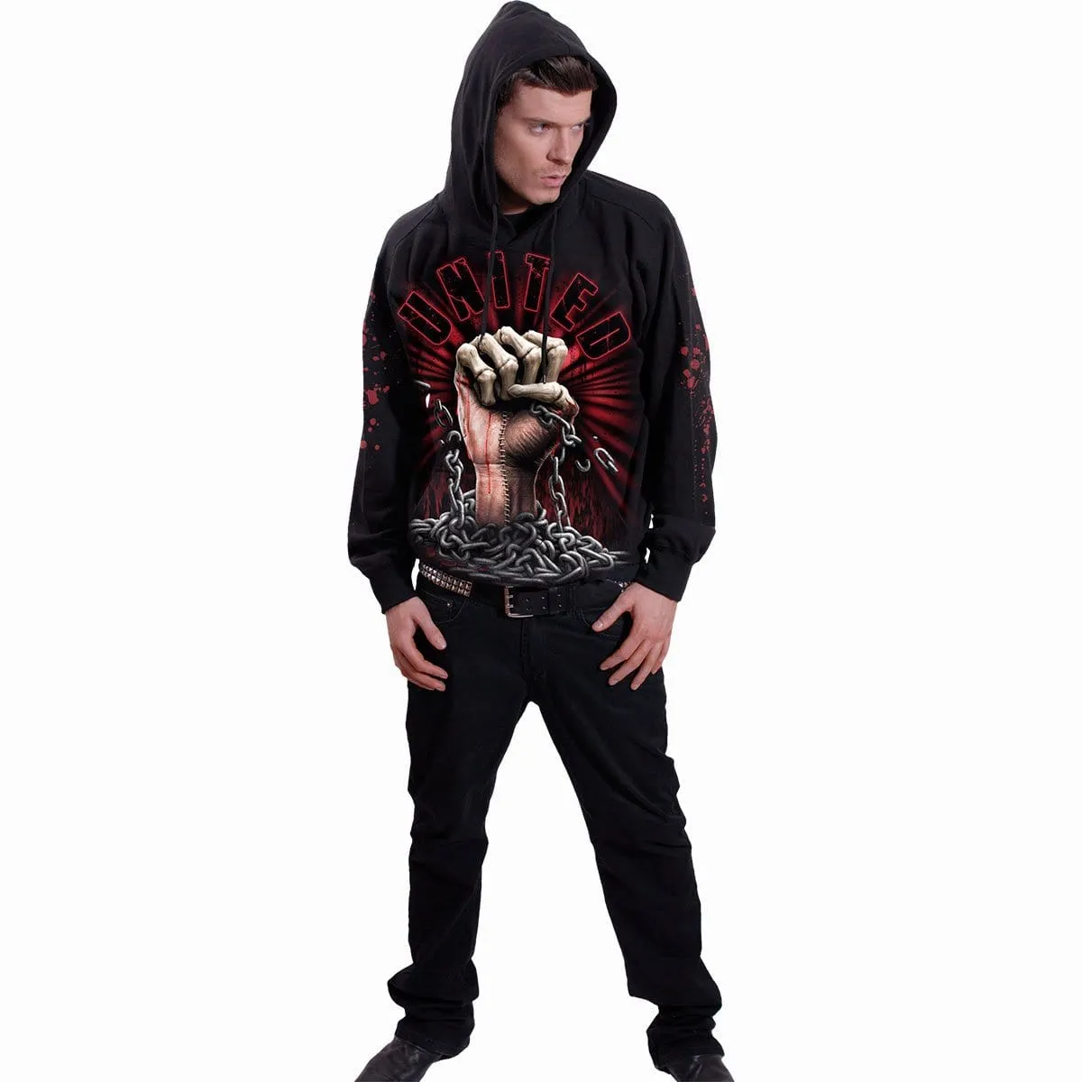 WE BLEED TOGETHER - Hoody Black sold by Spiral Direct product image thumbnail 3