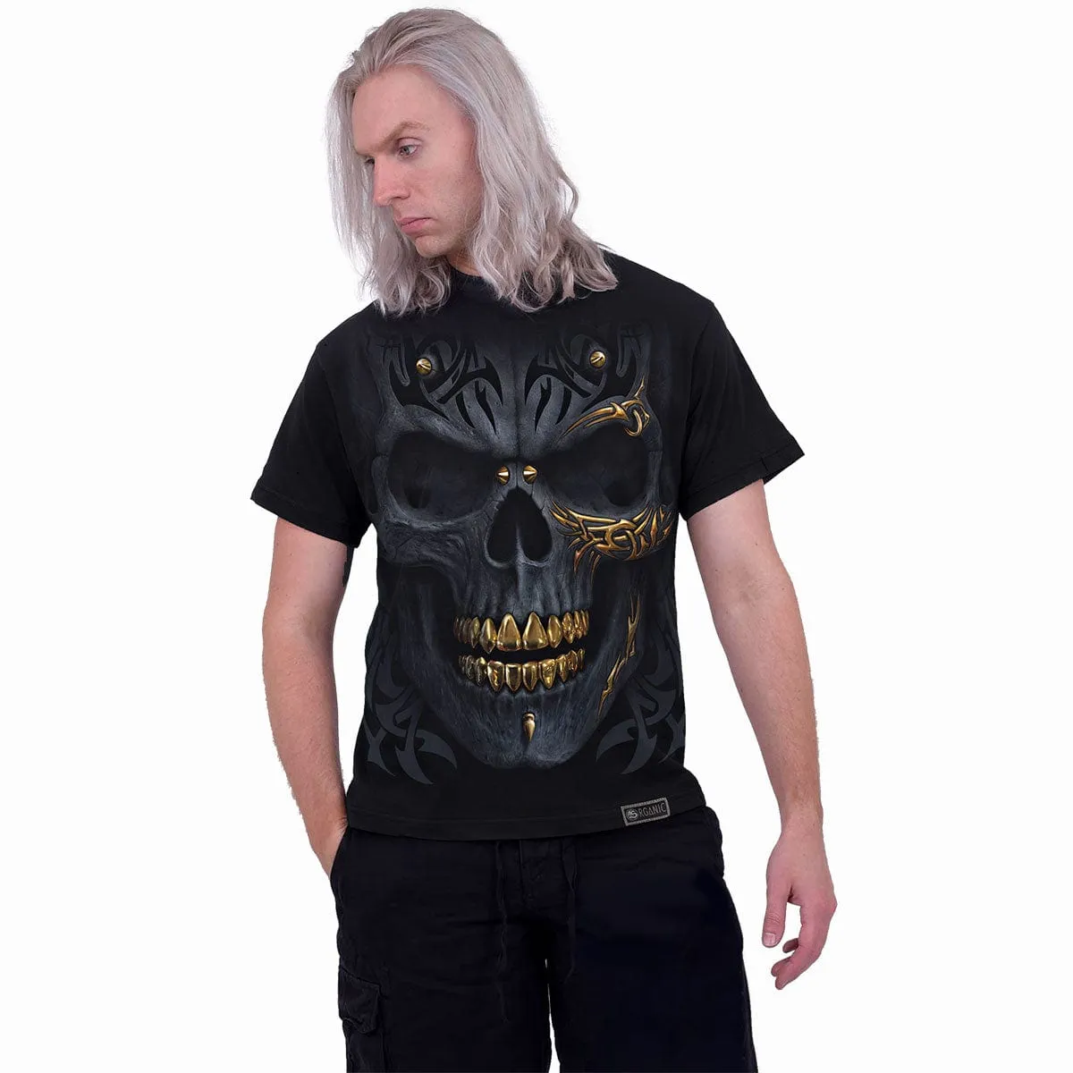 BLACK GOLD - Organic T-Shirt sold by Spiral Direct product image thumbnail 2