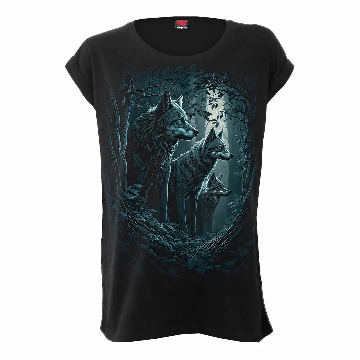 FOREST GUARDIANS - Turnup Sleeve Loosefit Tee sold by Spiral Direct