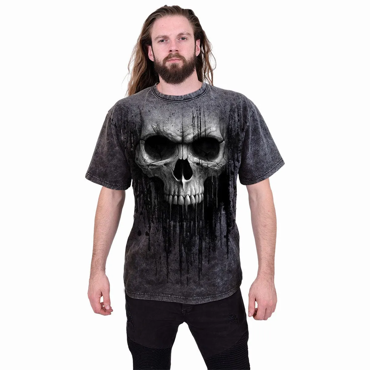 ACID SKULL - Acid Wash T-Shirt sold by Spiral Direct product image thumbnail 3