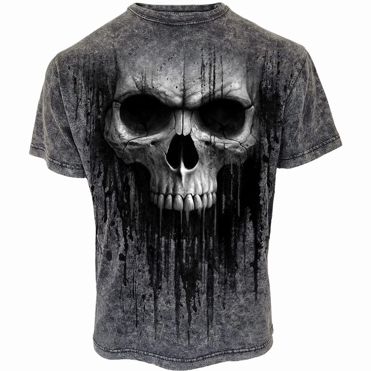 ACID SKULL - Acid Wash T-Shirt sold by Spiral Direct