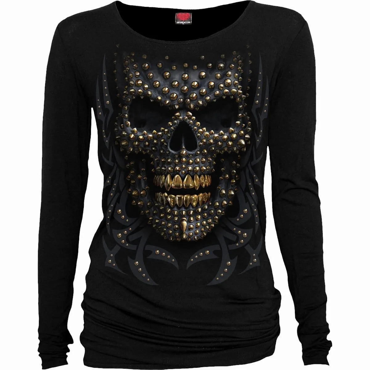 BLACK GOLD - Baggy Top Black sold by Spiral Direct